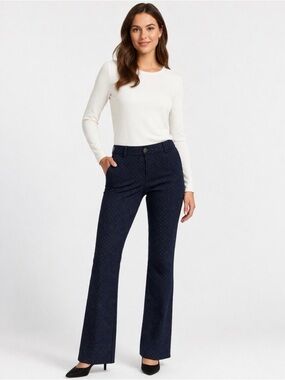 EUC Betabrand DPYP Navy Blue Boot Cut Pants